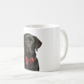 Mug Chien de vacances Noël Black Lab (Devant droit)