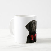 Mug Chien de vacances Noël Black Lab (Devant gauche)