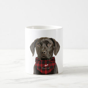 Mug Chien de vacances Noël Black Lab
