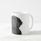 Mug Chien de vacances Noël Black Lab (Devant droit)