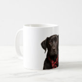 Mug Chien de vacances Noël Black Lab (Devant gauche)