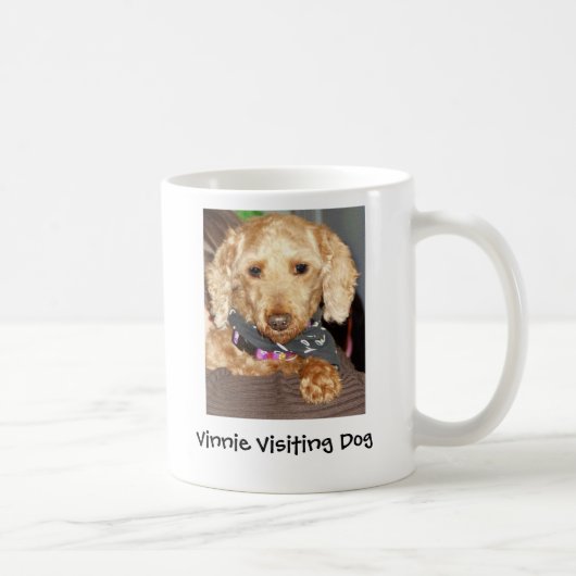 Mug Chien de visite de Vinnie (Droite)
