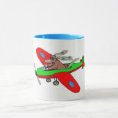 Mug "Chien de vol", avion (Centre)