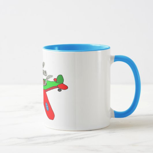 Mug "Chien de vol", avion (Droite)