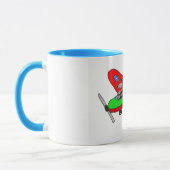 Mug "Chien de vol", avion (Gauche)