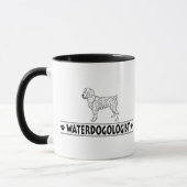 Mug Chien d'eau espagnol humoristique (Gauche)