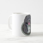 Mug Chien d'eau portugais 001 (Devant gauche)