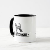 Mug Chien d'eau portugais humoristique (Devant gauche)