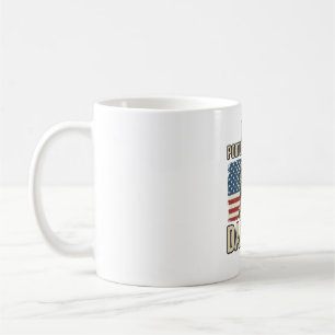 Mug Chien d'eau portugais Papa Patriotique Vintage