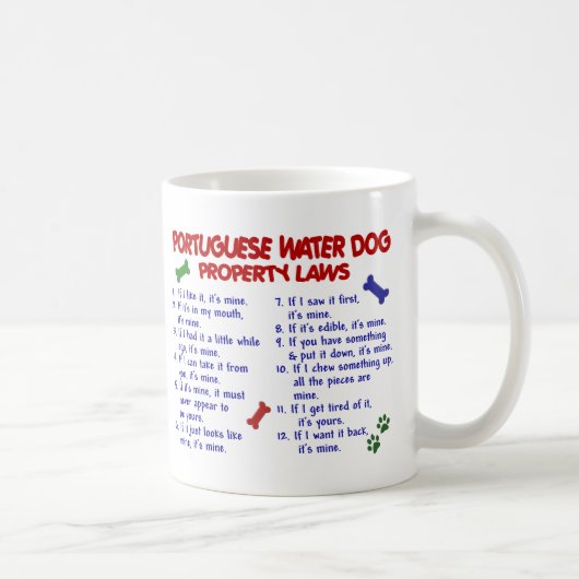 MUG CHIEN D'EAU PORTUGAIS PL2 (Droite)