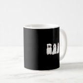 Mug Chien d'Halloween avec citrouille Chien d'Hallowee (Devant droit)