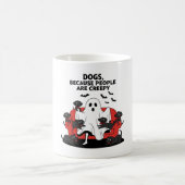 Mug Chien d'Halloween effrayant Fantôme effrayant 23 (Centre)