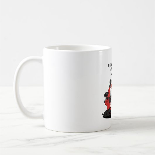 Mug Chien d'Halloween effrayant Fantôme effrayant 23 (Gauche)