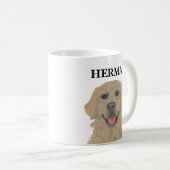 Mug Chien d'or retriever personnalisé (Devant droit)