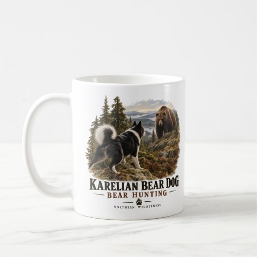 Mug Chien d'Ours de Carélie (Gauche)