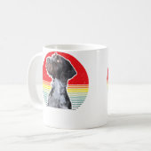 Mug Chien Drahthaar Pointer allemand à poil dur Chasse (Devant gauche)