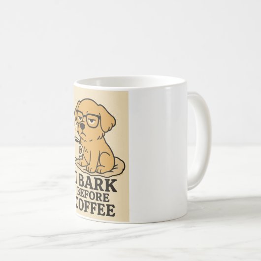 Mug Chien drôle (Devant droit)