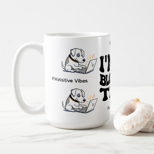 Mug chien drôle (Avec donut)