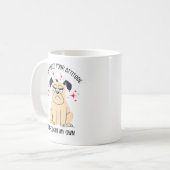 Mug Chien drôle attitude  (Devant gauche)