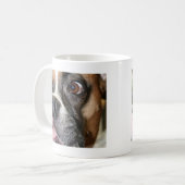 Mug Chien drôle de boxeur (Devant gauche)