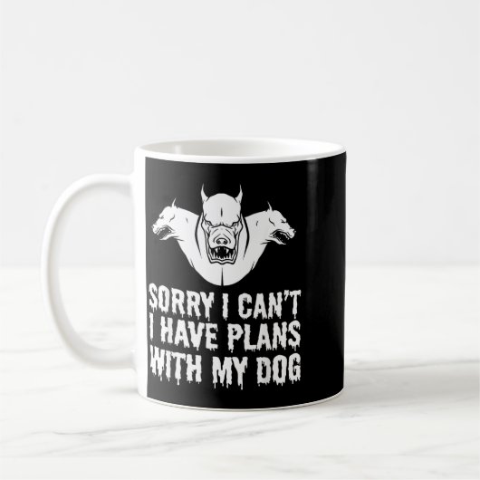 Mug Chien drôle d'Halloween (Gauche)