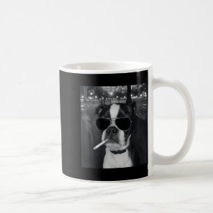 Mug Chien drôle fumant Mème Cigarette Mème Chien Gen Z