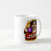 Mug Chien Drôle, Sans café, ne t'approche pas, Chi (Devant droit)