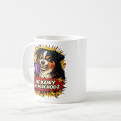 Mug Chien Drôle, Sans café, ne t'approche pas, Chi (Devant gauche)
