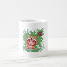 Chien du zodiaque japonais Kawaii - Année du Chien