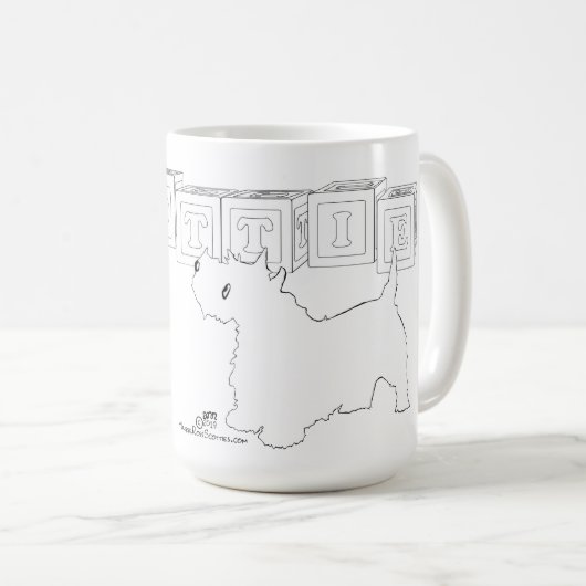 Mug Chien écossais (Devant droit)
