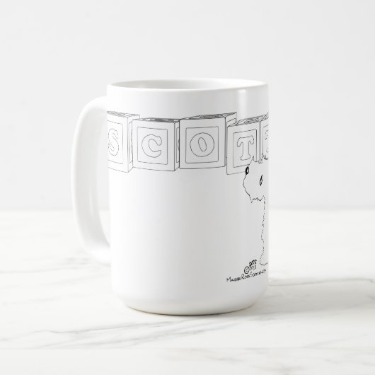 Mug Chien écossais (Devant gauche)