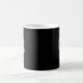 Mug Chien Empreinte de patte Psychedelic Tie Dye Angla (Centre)