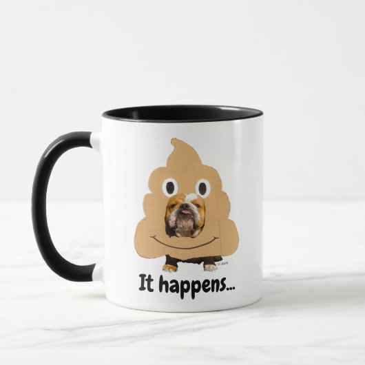 Mug Chien en en costume Emoji de la pop (Gauche)
