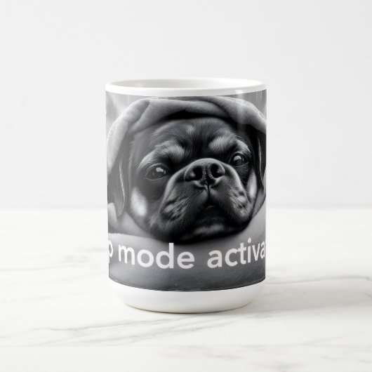 Mug Chien en mode sieste activé (Centre)