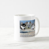 Mug chien enroué sleding (Devant droit)