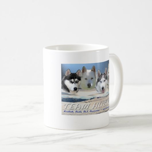 Mug chien enroué sleding (Devant droit)