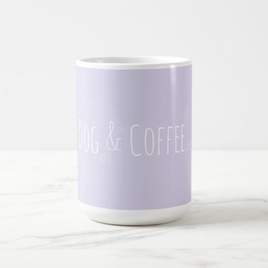 Mug Chien et café Lilac Purple (Centre)