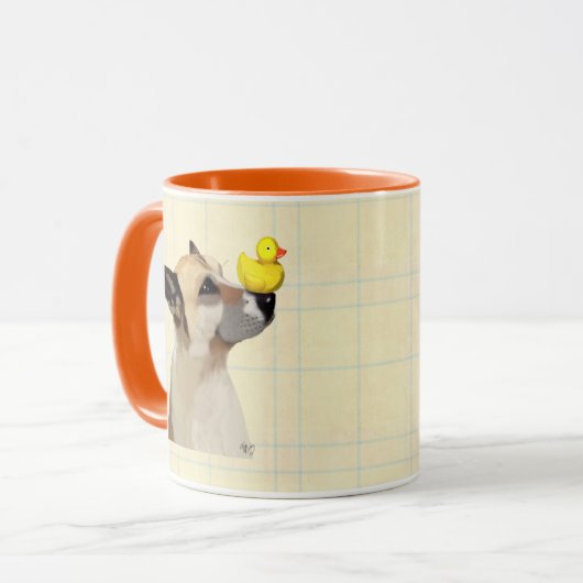 Mug Chien et canard (Devant gauche)