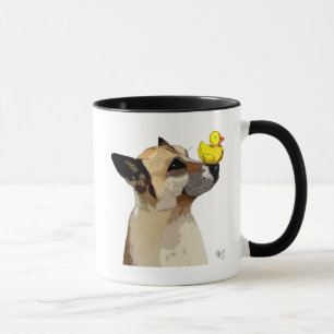 Mug Chien et canard de berger allemand