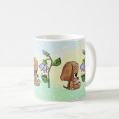 Mug Chien et fleur (Devant droit)
