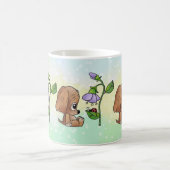 Mug Chien et fleur (Centre)