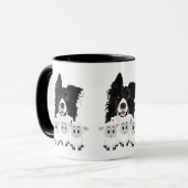 Mug Chien et mouton d'élevage mignon (Devant gauche)