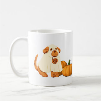 Mug Chien fantôme avec citrouilles