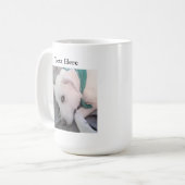 Mug Chien fatigué en Jour de la Saint Patrick portant (Devant gauche)