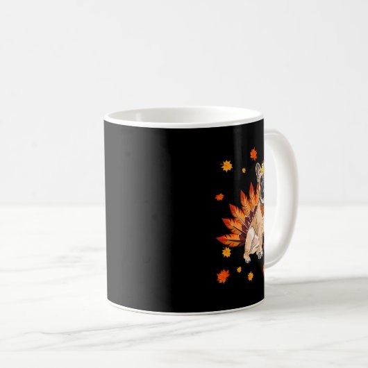 Mug Chien Français Chien Français Chien Maple Leaf Tha (Devant droit)