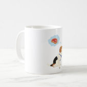 Mug Chien gastronome de beagle (Devant gauche)