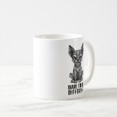 Mug Chien géométrique (Devant droit)