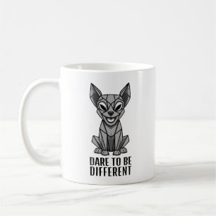 Mug Chien géométrique