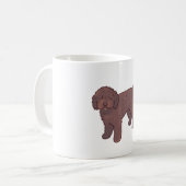 Mug Chien Golden doodle Magie (Devant gauche)