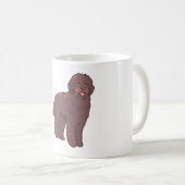 Mug Chien Golden doodle Magie (Devant droit)